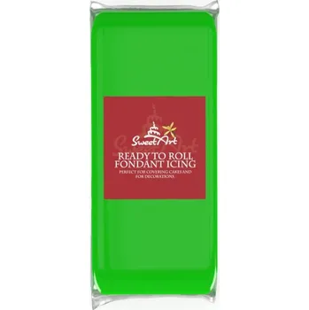 4-Mix Maďarsko SweetArt potahovací a modelovací hmota vanilková Green (1 kg) ▹