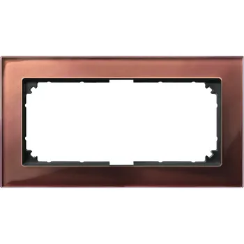 vypínač a zásuvka 487815 Rámeček M-Elegance 2násobný bez stř MB, Schneider Electric