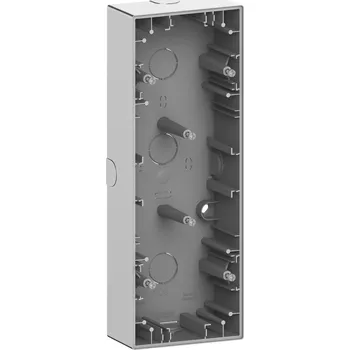 Elektroinstalační krabice MEG4034-6536 Nástěnná krabice, 3násobná, stainless, Schneider Electric