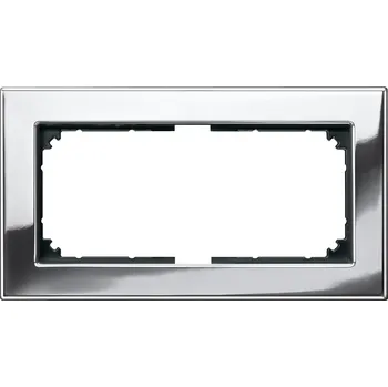 475839 Rámeček M-Elegance 2násobný bez stř Chr, Schneider Electric