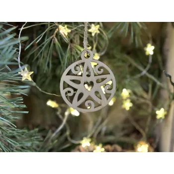 Vánoce Závěs vánoční hvězdička