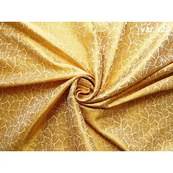 HEDVA ČESKÝ BROKÁT Luxusní brokát 160 51056 LÍSTEČKY ecru | R20