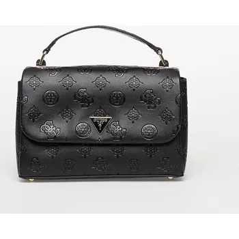 Cestovní taška Taška GUESS Tisha Top Handle Flap Black Logo Universal