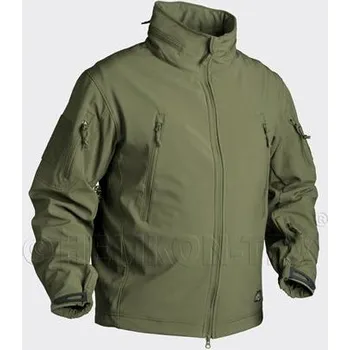 Bunda nepromokavá - GUNFIGHTER - Soft shell - Oliv, Helikon Velikost: XXXL