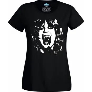 Dámské tričko Dámské tričko Upír Ozzy Osbourne (Skladem XS-4XL) (Velikost: XS, Barva: Černá)