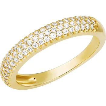 Prsten Preciosa Pozlacený stříbrný prsten Marielle s kubickou zirkonií Preciosa 5445Y00 Velikost: C (průměr 18mm, CZ 57)