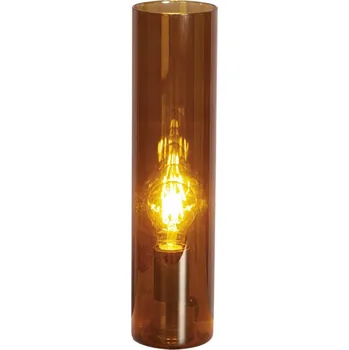 Lampička ByRydens 2820580-5512 - Stolní lampa FLAKE 1xE27/5W/230V hnědá/kouřová