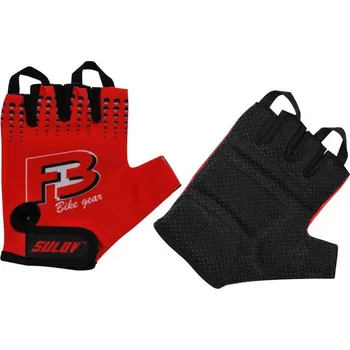 Cyklistické rukavice Sulov Cyklorukavice Senior červená XL