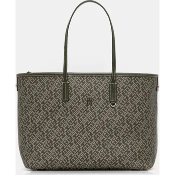 Kabelka Kabelka Tommy Hilfiger zelená barva, AW0AW17696 78X, vel. ONE SIZE