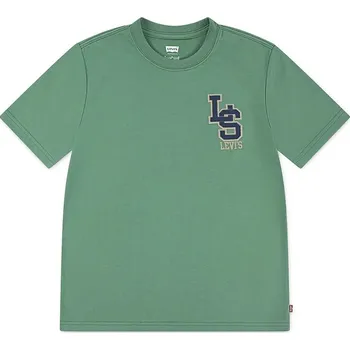 Chlapecké tričko Dětské tričko Levi's STREAMLINE MONOGRAM TEE 9EP035 zelená 77X, vel. 152