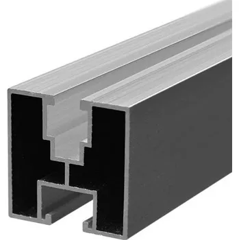 Stavební profil 14562340 Hliníkový montážní H profil 40x40mm 3,60 m stříbrný