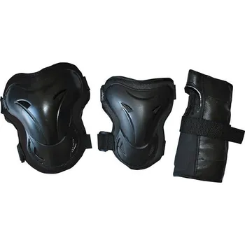 Sada chráničů Rulyt® In-line chrániče TRULY® SHELTER SET, černé Chrániče velikost: L