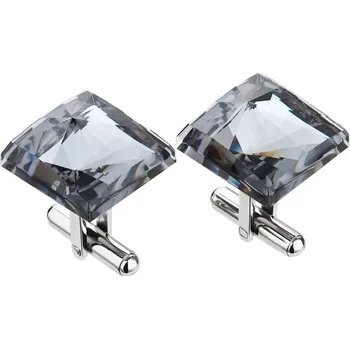 Manžetový knoflíček Preciosa Manžetové knoflíky z chirurgické oceli Owens s českým křišťálem Preciosa 7123 40