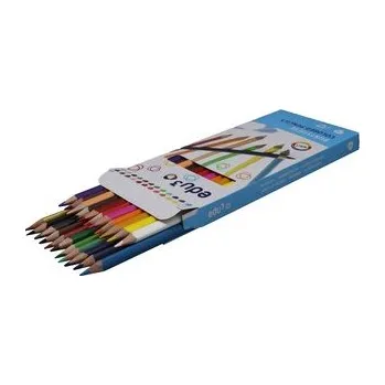 Pastelka EDU3 Trojhranné pastelky K24, tuha 3 mm, 24 barev v papírové krabičce