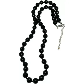 Náhrdelník Fazetovaný onyx 8 mm – elegantní náhrdelník z přírodního kamene