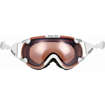 Fotochromatické lyžařské brýle CASCO FX70 Vautron White Bílá Normální velikost