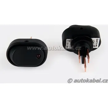 vypínač Autospínač s červenou LED kontrolkou.