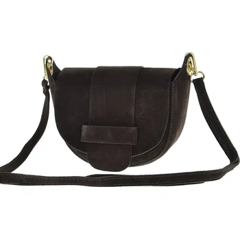 Dámská kožená crossbody Laura Biaggi 5712 - hnědá