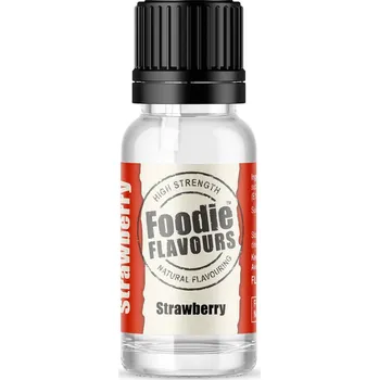 Foodie Flavours Přírodní koncentrované aroma 15ml jahoda | Skvělé pro Váš domácí dort
