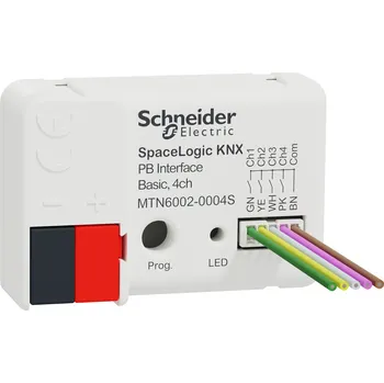 Elektrická zásuvka MTN6002-0004S SpaceLogic KNX tl. rozhraní Basic, 4ch, Schneider Electric