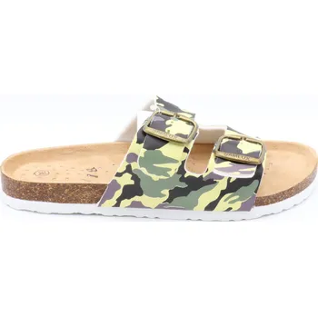 Chlapecké pantofle SAMLUX® Dětské korkové biopantofle 9022B yellow Barva: Khaki, Velikost: 36