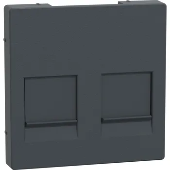 vypínač a zásuvka MEG4562-0414 Centr. deska modul. konektory, antracit, Schneider Electric