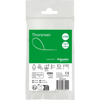 Stahovací páska IMT46401 Stahovací páska 100x2.5, čirá,bal 100ks, Schneider Electric