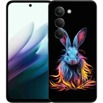 Pouzdro na mobilní telefon Gelový kryt mmCase na Xiaomi Redmi 15 4G/5G (171mm) - abstraktní zajíc