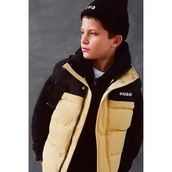 Dámská vesta Dětská péřová vesta HUGO G00482.114.150 béžová 80X, vel. 138