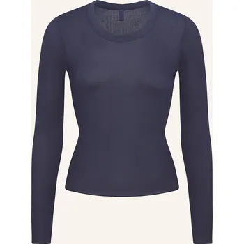 Dámské tričko Skims Dámské Pohodlné Domácí Tričko Sheer Cotton, sleet, 34