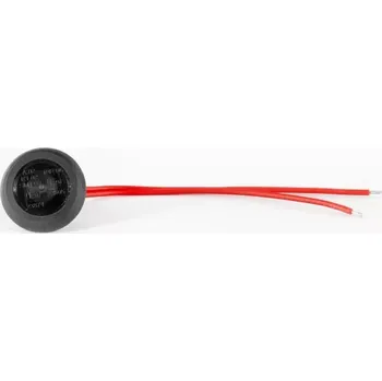 Osvětlení automobilu Led poziční světlo kulaté FT-074 Dark, 32mm, 12-36V- Červené