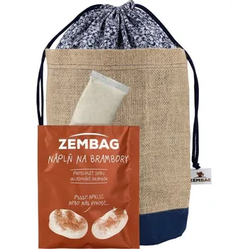 Sáček na potraviny ZEMBAG na 2,5 kg brambor, modrý květ