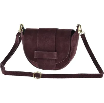 Dámská kožená crossbody Laura Biaggi 5712 - Bordó