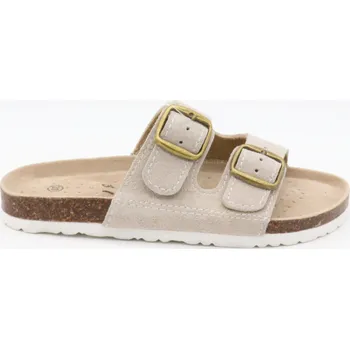 Chlapecké pantofle SAMLUX® Dětské korkové biopantofle béžové 988 (100% kůže) Barva: Beige, Velikost: 32