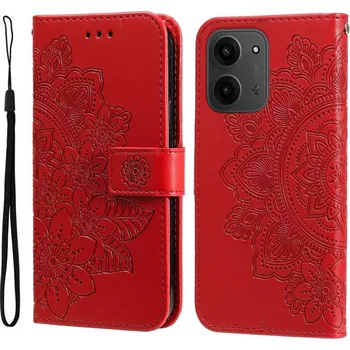 Pouzdro na tablet VSECHNONAMOBIL 121851 ART MANDALA Peněženkové pouzdro pro POCO C85 červené