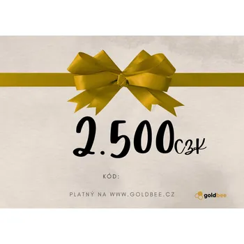 Dárkový potravinový koš Dárkový Poukaz GoldBee 2500 Kč