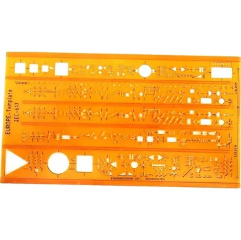 Šablona GRAPH'IT s elektro symboly
