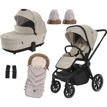 Kočárek Kočárek ZOPA Move Cross 5 + Zimní rukavice Fluffy 2 + Zimní fusak Fluffy Combi + Adaptéry na autosedačku