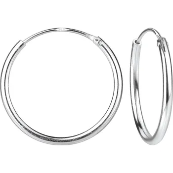 Náušnice Stříbrné náušnice kruhy 16 mm Ag 925/1000