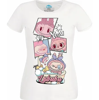 Dámské tričko Labubu ve Vaně (Velikost: 4XL, Barva: Bílá)