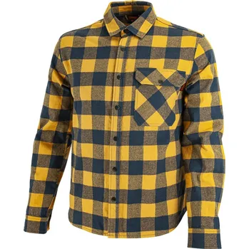 Oblečení a móda Košile pánská BENNON PIPPO Shirt ocher/blue - L