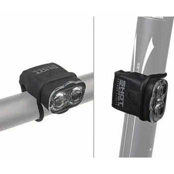 Cyklosvítilna Author Světlo sada Shot SILICONE W R (černá/čiré-sklo)