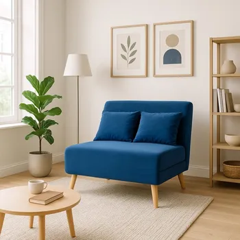 Křeslo Luxusní Křeslo MARRY 2 v Modré – Moderní Design a Pohodlí Mebel Elite