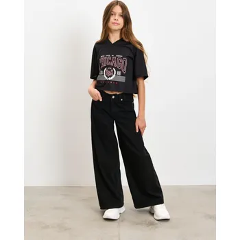 Dívčí tričko Sinsay - Tričko - černá - 130IR-99X - 130IR-99X-152