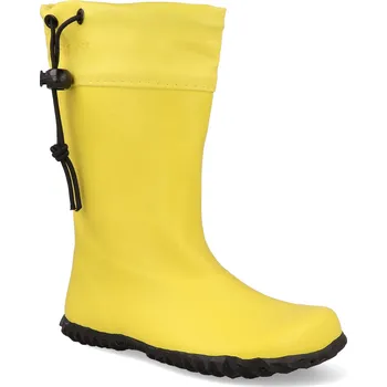 Chlapecké holínky Barefoot dětské zateplené gumáky Saguaro Brisk I - žluté Velikost: 24