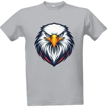 Pánská móda Tričko s potiskem Hlava orel bělohlavý pánské