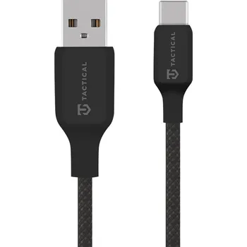 Datový kabel Tactical Stitch Thread Cable USB-A/USB-C 0.3m Black