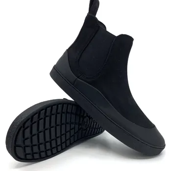 Dámské kozačky Dámské barefoot boty Chelsea GROUNDIES Sienna Černé 40, Vnitřní délka boty: 26,3 cm, Vnitřní šířka boty: 9,1 cm