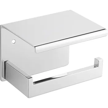 CERANO - Nástěnný/Samolepící držák toaletního papíru Lero - chrom - 2. JAKOST