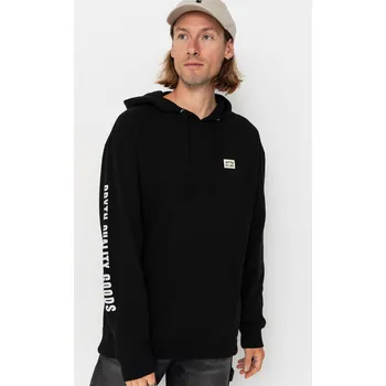 Pánská mikina Brixton Woodburn Label HD (black) XL, černá